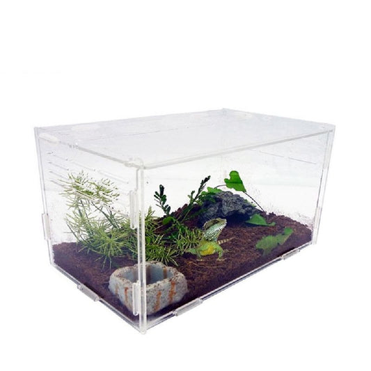 Transparent Acrylic Reptile Box Terrarium