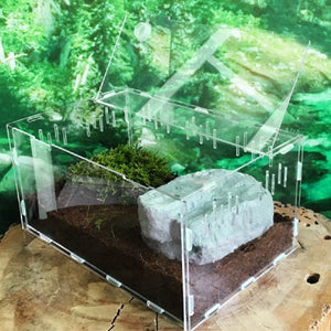 Transparent Acrylic Pet Reptile Box Terrarium Exo Terra Habitat