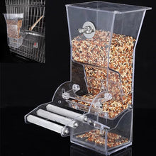 Load image into Gallery viewer, Transparent Parrot Cockatiel Parakeet Lovebirds Pet Bird Feeder Box Container for Cages
