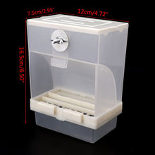 Load image into Gallery viewer, Automatic Parrot Cockatiel Parakeet Lovebirds Pet Bird Feeder Box Container
