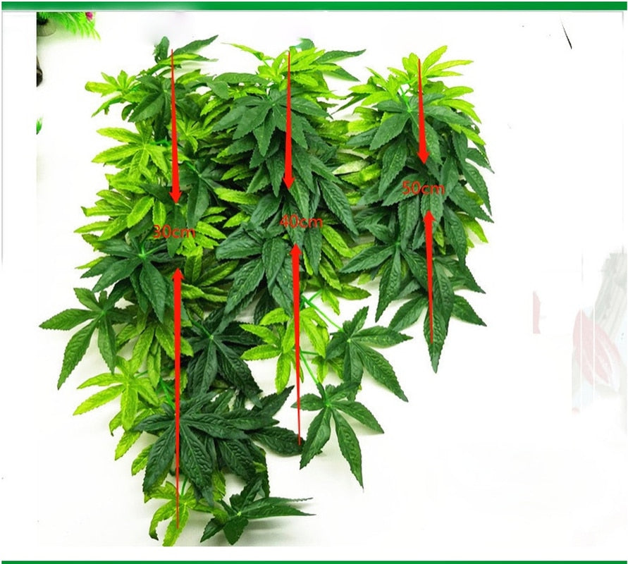 Artificial Hanging Vines  Realistic Plant Decoration for Reptile Terrariums and Habitats