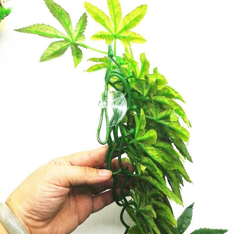 Artificial Hanging Vines  Realistic Plant Decoration for Reptile Terrariums and Habitats