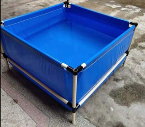 160 Gallons Small Indoor Outdoor Portable Koi Tank Aquaculture Aquaponic Breeding Fish Farms Aquarium Pond Fish Tank