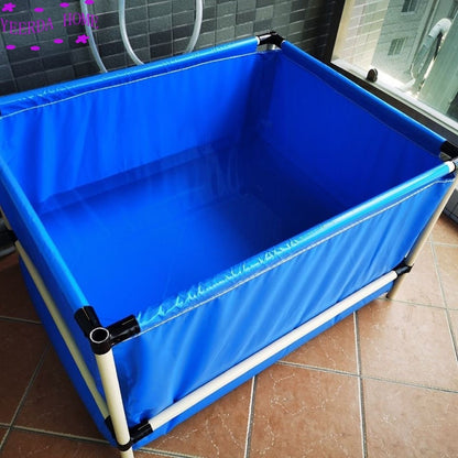 160 Gallons Small Indoor Outdoor Portable Koi Tank Aquaculture Aquaponic Breeding Fish Farms Aquarium Pond Fish Tank