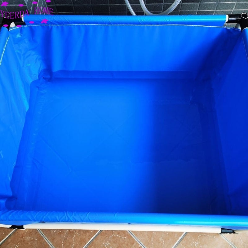 160 Gallons Small Indoor Outdoor Portable Koi Tank Aquaculture Aquaponic Breeding Fish Farms Aquarium Pond Fish Tank