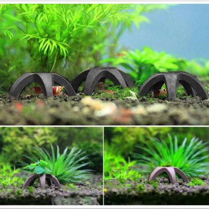 5 Piece Decorative Set Fish, Shrimp, and Moss Breeding Caves Habitat for Aquariums and Fish Tanks