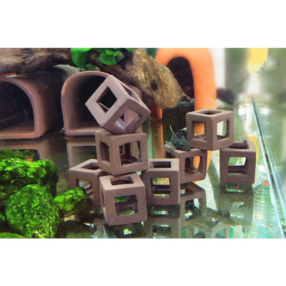 5 Piece Decorative Set Fish, Shrimp, and Moss Breeding Caves Habitat for Aquariums and Fish Tanks