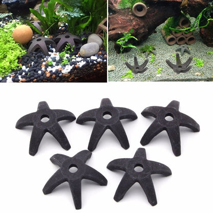 5 Piece Decorative Set Fish, Shrimp, and Moss Breeding Caves Habitat for Aquariums and Fish Tanks