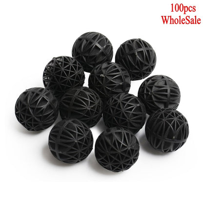 100pcs Bio Balls Filter for Effective Aquarium and Pond Water Cleaning and Filtration