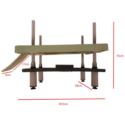 Turtle Basking Platform with Ladder – Perfect for Turtles, Lizards, and Reptiles