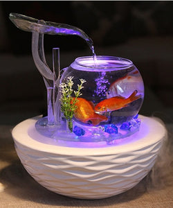 Tabletop Humidifier Mist Warm Cool Fish Bowl Tank Aquarium