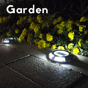 2-4 Pack Solar LED Outdoor Ground Lights