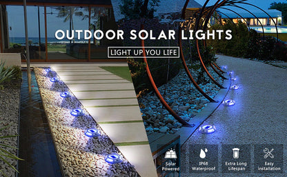 2-4 Pack Solar LED Outdoor Ground Lights