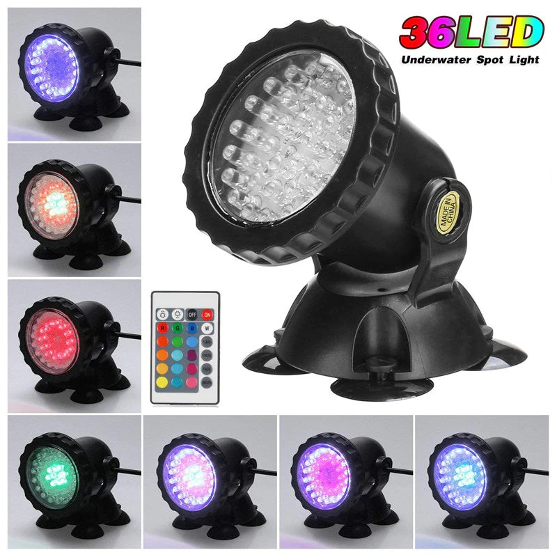 Vibrant Waterproof LED Lights for Ponds, Aquariums, and Gardens