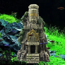 Load image into Gallery viewer, Large Aquarium Decorations Fish Tank Resin Landscape Vietnamese Temple
